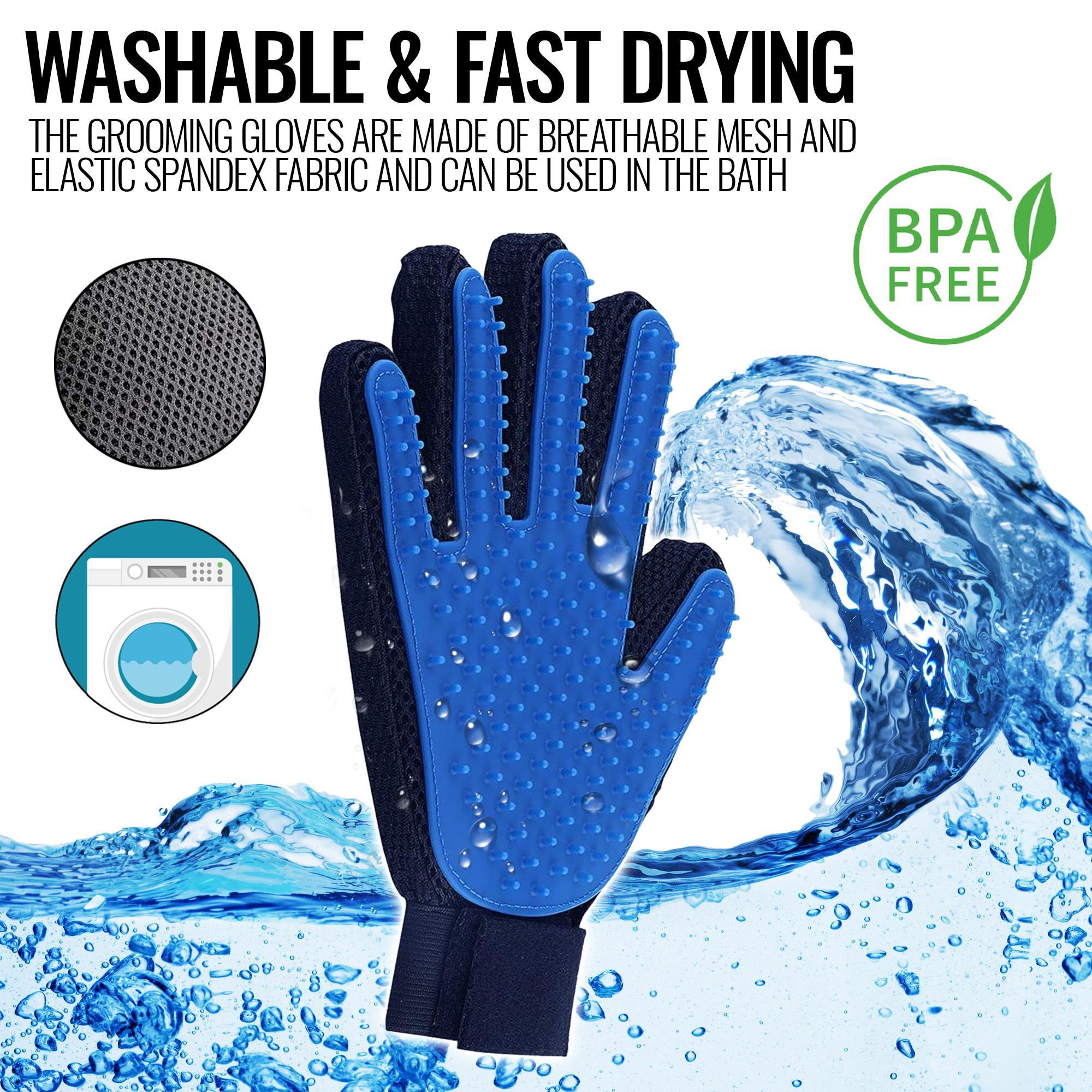 Top Paw All-in-1 Grooming Gloves 🐾